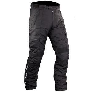 Pantalones textiles para motocicleta diseñados para la seguridad en la carretera con construcción resistente a la abrasión y armadura de nivel 1 CE. - Product Image 1