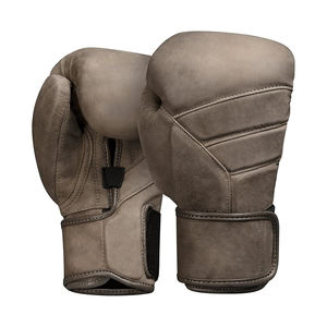 Gants de boxe en cuir PU pour hommes, entraînement, sparring, fermeture auto-agrippante, 12oz 14oz 16oz, paume respirante, mousse multicouche, kickboxing - Product Image 4