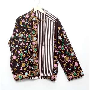 Veste Cotrise pour tous les festivals, broderie style bohème cousue à la main, manteau de festival bohème, style vintage décontracté, pour les vacances, la plage et les soirées - Product Image 6