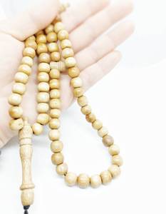ลูกประคำไม้ขัดเงาแบบดั้งเดิม เป็นมิตรกับสิ่งแวดล้อม ทำด้วยมือ สำหรับการสวดมนต์อิสลาม ใช้ในชีวิตประจำวัน สำหรับการซิกร ตกแต่งบ้าน ของตกแต่งทางศาสนา - Product Image 5