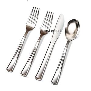 ชุดช้อนส้อมสำหรับครัว 5 ชิ้น ผลิตจากทองเหลืองคุณภาพสูงและเหล็ก 304 สำหรับชุดอาหารโรงแรม ราคาขายส่งจากโรงงาน - Product Image 5