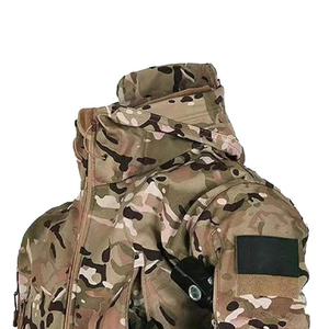 Men's Camouflage Hunting Suit Set Soft <b>Shell</b> Breathable Outdoor Hunting Wear Autumn Full Sleeve With Pockets - Product Image 3
