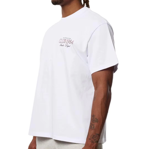 Camiseta blanca extragrande con estampado de coche para hombre, nuevo diseño con gráfico de palmera, corte holgado, cuello redondo, manga corta, de algodón. - Product Image 2