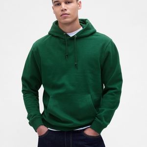 Sudadera con capucha de algodón para hombre, lisa, oversize, con hombros caídos, al por mayor, de forro polar técnico, para gimnasio y ropa deportiva - Product Image 3