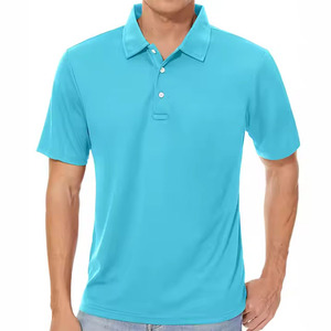 New Factory Supply Custom Printed <b>Men's</b> Casual Breathable Jersey Fabric <b>Men</b> <b>Polo</b> <b>Shirts</b> Solid Color - Product Image 5