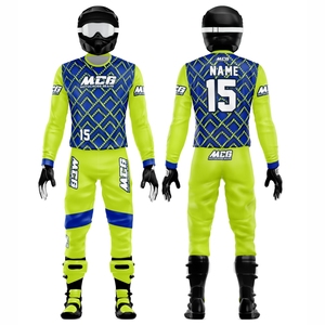 เสื้อเจอร์ซีย์และกางเกงมอเตอร์ครอส MX ลายพิมพ์ดิจิทัลสไตล์วินเทจใหม่ ผ้าไนลอนโพลีเอสเตอร์คุณภาพสูง ทรงหลวมพิเศษ ไซส์พลัส สำหรับทุกเพศ - Product Image 1