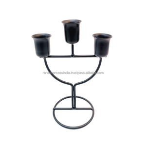 Bougeoir moderne en métal, élégant et durable, idéal pour les repas à la maison et l'ambiance festive au prix du marché du grossiste - Product Image 4