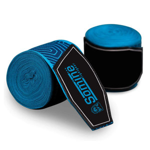 Vendas de boxeo ligeras de gran venta para entrenamiento en gimnasio, vendas de boxeo personalizadas con estampado. - Product Image 1