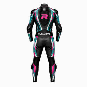 Traje de cuero para motocicleta al por mayor, nuevo, de buen material, ropa de carreras, talla y color personalizados, resistente al viento, transpirable, talla grande, para invierno. - Product Image 5