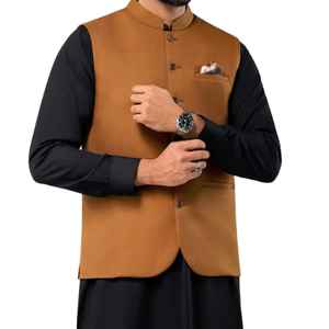 Producto en Oferta, Chaleco de Lana Estilo Tradicional Pakistaní para Hombre, Chaleco de Alta Calidad para Boda - Product Image 1