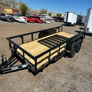 Quality Heavy Duty 3 Axle 40 ft Flatbed Container Transportation <b>Trailers</b> with Twist Locks Cargo & Utility <b>Trailers</b> for sale - Product Image 4