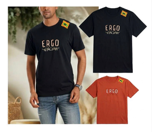 เสื้อยืดคุณภาพสูงลดราคา 210 กรัม สำหรับผู้ชาย พิมพ์ลายตามสั่ง ผ้าฝ้าย 100% เสื้อยืดเปล่าสำหรับผู้ชาย จากบังกลาเทศ - Product Image 5