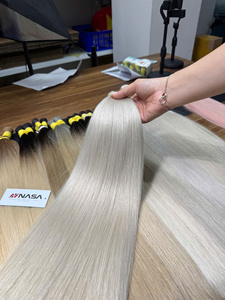 ผมต่อแท้จากยุโรป ยี่ห้อ NASA HAIR เวียดนาม 100% ไม่ผ่านการแปรรูป เกรด Remy แบบตรงธรรมชาติ ขายดีอันดับต้นๆ - Product Image 6