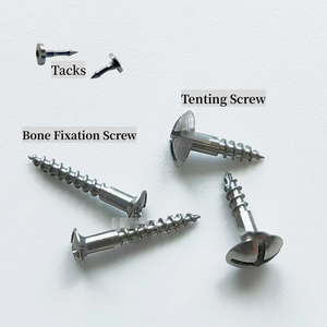 Vis de fixation dentaire GBR TAC à moitié filetées en titane, vis de tente, matériel d'implant chirurgical, système de précision Pro - Product Image 2