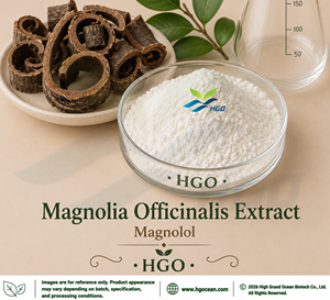 Suministro directo de fábrica HGO de extracto de Magnolia officinalis natural puro (grado alimenticio) Magnolol 98% (extracto estandarizado) - Product Image 1