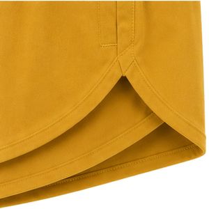 Shorts de sport jaune moutarde pour femmes, taille élastique avec cordon de serrage, pour la course, la gym, l'entraînement, décontractés, séchage rapide, vêtements de sport, personnalisables OEM - Product Image 6