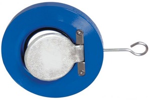 Clapet anti-retour manuel à opercule bleu de 40 mm avec joint en caoutchouc pour conduite d'eau - Product Image 2