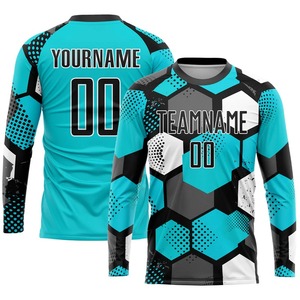 ชุดฝึกซ้อมฟุตบอล เสื้อทีมแบบกำหนดเอง เสื้อฟุตบอลระบายอากาศได้ดี - Product Image 2