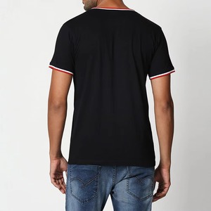 T-shirt homme surdimensionné en coton de qualité supérieure, logo personnalisé imprimé, design uni, col rond, prix bas en gros - Product Image 5