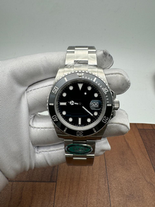 Montre de plongée automatique en acier inoxydable, cadran noir, lunette en acier inoxydable pour bracelet, verre saphir, haute qualité, moderne, ETA - Product Image 1