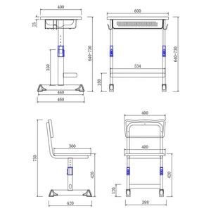 Height Adjustable Student Desk and Chair set <b>furniture</b> <b>School</b> - Product Image 5
