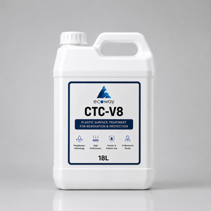 ECOWAY CTC-V8 18L Revestimiento Industrial de Polisiloxano para Renovación de Plásticos, Protector de Superficies Hidrofóbico y Resistente a Químicos - Product Image 1