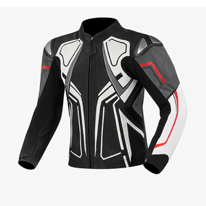 Chaqueta de Carreras Polar Vex GSX de Cuero Estampado, Impermeable, de Secado Rápido, con Protección CE Nivel 2, para Motociclistas - Product Image 1