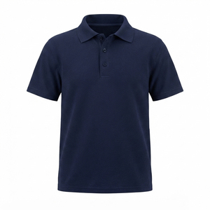 Premium Boys High School Uniform Jersey <b>Polo</b> Shirt for Children | Plain <b>Orange</b> 100% Polyester Machine Wash - Product Image 4