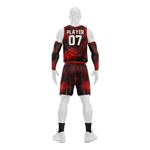 Ensemble d'uniformes de basketball personnalisés pour hommes, maillot et short de basketball sublimés, vêtements d'équipe, séchage rapide, respirant, fabricant OEM ODM - Product Image 6