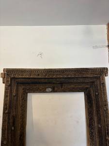 Luxury Large Wood Frame Modern Design Antique Appearance Full-Length Wall <b>Mirror</b> for Bedroom Living Room Home Use Easy Clean - Product Image 6