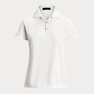 Polo Casual de Mujer de Alta Calidad, Mezcla de Algodón Premium, Blanco, Verano, Proveedor al por Mayor OEM ODM - Product Image 3