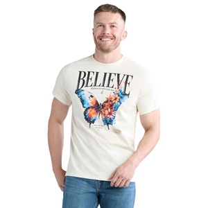 เสื้อยืดคอกลมสำหรับผู้ชายทรงพอดีตัวทำจากผ้าฝ้าย100% ถักลายโลโก้โอเวอร์ไซส์ออกแบบได้ตามต้องการ - Product Image 2