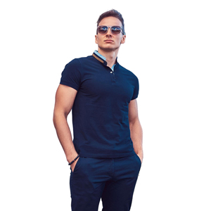 Polo en coton personnalisé pour homme, décontracté, à manches courtes, pour le golf - Product Image 2