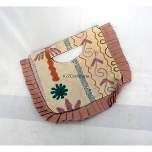 Bohemian Fashionable Style Designer Women Kantha Suzani Cotton Clutch Messenger Shoulder <b>Bag</b> Handmade Lightweight Large Party - Product Image 4
