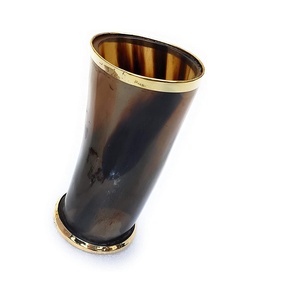 Unique Design Buffalo Horn Glass for handmade New Drinking Horn Beer Viking and Buffalo Horn Glass - Product Image 5