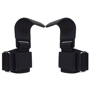 Crochet de musculation robuste antidérapant en néoprène avec logo personnalisable, équipement d'entraînement de fitness en métal pour protection avancée - Product Image 6