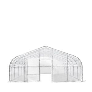Serra a tunnel 20FT X 30FT per Grow Tent, con copertura in rete Leno Ripstop da 12 Mil, telaio freddo stabile, finestre a rotolo e soffitto a punta TMG G - Product Image 2