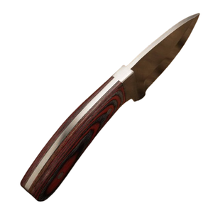 Couteau à lame fixe artisanal en acier inoxydable, pointe en U, avec manche en micarta, pour le camping et la survie, EDC - Product Image 5