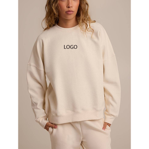 Sudadera Personalizada Transpirable de Gran Peso, Forro Polar de Poliéster, Estampado 3D, Estilo Urbano, Sudadera Blanca para Mujer - Product Image 5