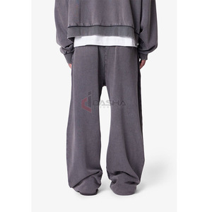 Pantalones Deportivos Unisex Holgados de Pierna Recta con Cordón, Transpirables, Casuales, Fabricante OEM Personalizado, Venta al Por Mayor, MOQ Bajo - Product Image 3