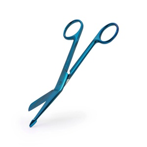 Ciseaux courbes de style Lister de 14,5 cm / 5,5 pouces |   Acier inoxydable |   Manuel |   Une lame de sécurité à pointe arrondie |   OEM Craft Chirurgie Générale - Product Image 1