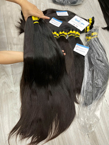Extensions de cheveux humains vierges 100% naturels, lisses, en vrac, provenant d'un seul donneur - Fournisseur de premier plan - Product Image 4