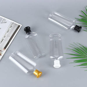 Vente en gros de flacons en plastique transparents cylindriques vides de 200 ml avec bouchon à rabat pour les soins de la peau, le sérum, le shampoing - Product Image 5