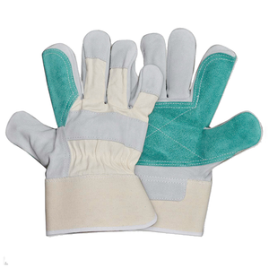 Guantes de Trabajo de Cuero Vacuno, Guantes Industriales de Cuero Canadiense, Guantes de Trabajo Resistentes con Doble Palma para Protección de Manos - Product Image 6