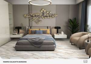 กระเบื้องพอร์ซเลนผิวซาตินคุณภาพสูง ขนาด 600x1200 มม. กระเบื้องปูพื้นและผนังขนาดใหญ่ สำหรับใช้ภายในที่อยู่อาศัยและพื้นที่เชิงพาณิชย์ - Product Image 6