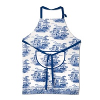 Tablier en coton AKSHARA AFKA-01 avec logo personnalisé, anti-salissures, résistant à l'huile, avec poches et bretelles, design couleur personnalisé pour la cuisine