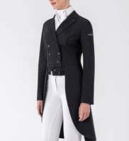 Veste de spectacle équestre en tissu de Nylon de qualité supérieure manteau de compétition non doublé personnalisé pour les femmes équitation cheval