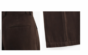 Jean droit taille haute pour femme, nouvelle collection automne, style décontracté, respirant, vintage, avec fermeture éclair, coupe ample, en denim. - Product Image 5