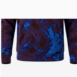 Sweat à capuche grande taille pour homme en 100 % coton, motif uni, tie-dye, délavé à l'acide, anti-rétrécissement, performance unique, imperméable, en tissu tricoté - Product Image 4