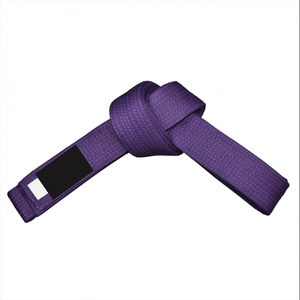 Ceinture de BJJ en coton blanc et noir 2026 en gros, qualité supérieure, pour arts martiaux et karaté, ceinture personnalisée, service OEM - Product Image 2